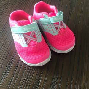 Pink Champion sneakers